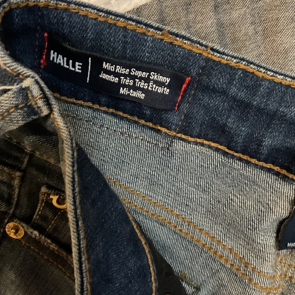 10. True Religion Mid Rise Super Skinny Classic Blue Jeans Size 27 - Picture 11 of 15
